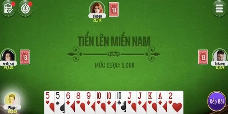 Game đánh bài tiến lên